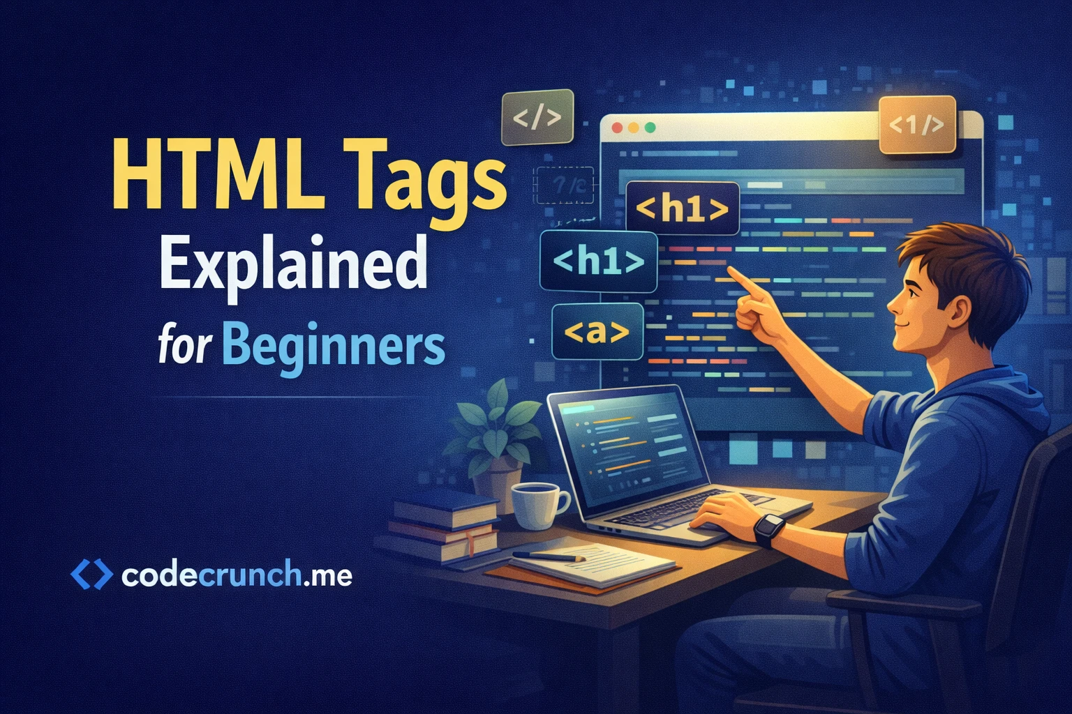 HTML Tags Explained for Beginners (Simple Guide)